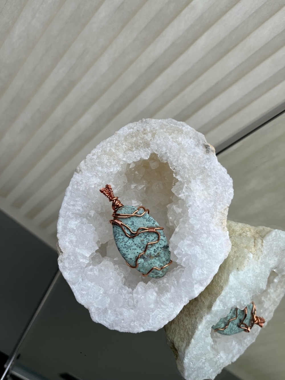 Copper Wrapped Pendant - Picture 6 of 7